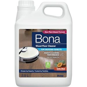 Bona Wood Floor Cleaner for Mopping Robots and Vacuums, Concentrate, Quick-drying and Streak-free, Cedar Wood 2.5L Bona Wood Floor Cleaner for Mopping Robots and Vacuums, Concentrate, Quick-drying and Streak-free, Cedar Wood 2.5L
