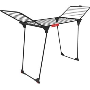 Vileda King Ultimate Black Indoor Clothes Airer XXL lines for fewer creases 20M Drying Length with Sock Hanger, Wheels for Easy Transport Suitable for both Indoor and Outdoor Drying Vileda King Ultimate Black Indoor Clothes Airer XXL lines for fewer creases 20M Drying Length with Sock Hanger, Wheels for Easy Transport Suitable for both Indoor and Outdoor Drying