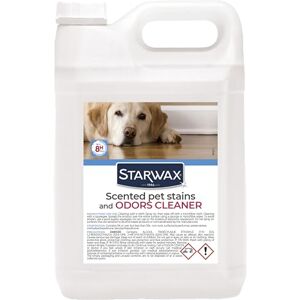 STARWAX Pet-Friendly Cleaner – Cleans and Deodorises – Fruity Scent – Bleach-Free – For Homes with Pets – Concentrated Formula – 5L Covers up to 7,500m² STARWAX Pet-Friendly Cleaner – Cleans and Deodorises – Fruity Scent – Bleach-Free – For Homes with Pets – Concentrated Formula – 5L Covers up to 7,500m²