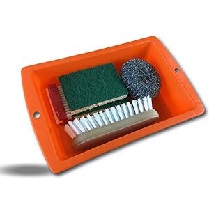 KIBROS NETKIT7C Household Cleaning Set - Multi-purpose Wash - Steel Sponge KIBROS NETKIT7C Household Cleaning Set - Multi-purpose Wash - Steel Sponge