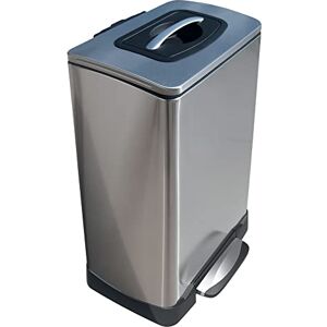 Household Essentials Trash Krusher Manual Trash Compactor, 40 L, Stainless Steel Household Essentials Trash Krusher Manual Trash Compactor, 40 L, Stainless Steel