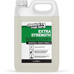 Chemical Trade Store Decking Cleaner Deck Algae and Mould Remover Removes Dirt, Grime and Bird Droppings 5 Litre Chemical Trade Store Decking Cleaner Deck Algae and Mould Remover Removes Dirt, Grime and Bird Droppings 5 Litre