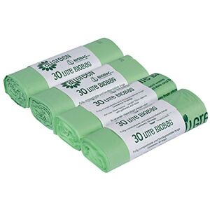 All-Green 30 Litre x 40 Compostable Bags Kitchen Kerbside Caddy Liner Food Waste Bin Liners EN 13432-30L Bags with Composting Guide All-Green 30 Litre x 40 Compostable Bags Kitchen Kerbside Caddy Liner Food Waste Bin Liners EN 13432-30L Bags with Composting Guide