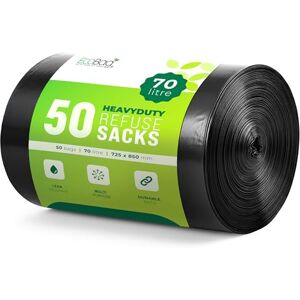 Keplin EcoBag - 100 Pack Extra Strong Heavy Duty Refuse Sacks - 100L Keplin EcoBag - 100 Pack Extra Strong Heavy Duty Refuse Sacks - 100L