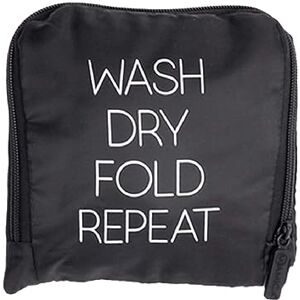 MIAMICA Travel Laundry Bag, Wash, Dry, Fold, Repeat, Black, L, Travel Laundry Bag MIAMICA Travel Laundry Bag, Wash, Dry, Fold, Repeat, Black, L, Travel Laundry Bag
