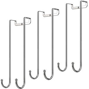 Lunmore Over The Door Hook Length 11.8 inch Heavy Duty Door Hanger for Home Kitchen Office Lunmore Over The Door Hook Length 11.8 inch Heavy Duty Door Hanger for Home Kitchen Office