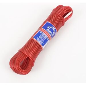 EVERLASTO 50M Quality 'Wyercentor' Steel Core Coloured Clothes/Washing Line 3.5mm Thick (RED) EVERLASTO 50M Quality 'Wyercentor' Steel Core Coloured Clothes/Washing Line 3.5mm Thick (RED)