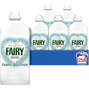 Fairy Non Bio Fairy Original Fabric Conditioner, 258 Washes, 6 x 1.419l, For Sensitive Skin, Hypoallergenic, Mild fresh scent Fairy Non Bio Fairy Original Fabric Conditioner, 258 Washes, 6 x 1.419l, For Sensitive Skin, Hypoallergenic, Mild fresh scent