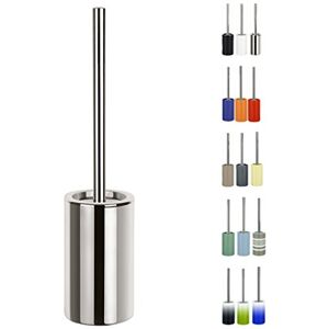 Spirella Tube Porcelain Toilet Brush, Silver Spirella Tube Porcelain Toilet Brush, Silver