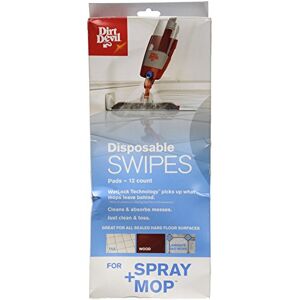 Dirt Devil Disposable Swipes Pads for Spray Mop, AD51050, 12 Pack, White Dirt Devil Disposable Swipes Pads for Spray Mop, AD51050, 12 Pack, White