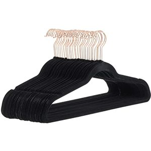 Amazon Basics BlackRose Gold Velvet NonSlip Suit Clothes Hangers - Clothes Hangers Amazon Basics BlackRose Gold Velvet NonSlip Suit Clothes Hangers - Clothes Hangers