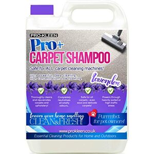 Pro-Kleen Pro+ Carpet and Upholstery Cleaning Solution Shampoo – 4 in 1 Concentrate – Suitable for All Machines 5L (Lavender) Pro-Kleen Pro+ Carpet and Upholstery Cleaning Solution Shampoo – 4 in 1 Concentrate – Suitable for All Machines 5L (Lavender)