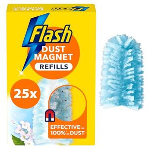 FLASH Duster Dust Magnet Refills, Fluffy Dusters Refills, 25 Scented Dusters (5x5), Effective on 100% of Dust, Dust Magnet FLASH Duster Dust Magnet Refills, Fluffy Dusters Refills, 25 Scented Dusters (5x5), Effective on 100% of Dust, Dust Magnet