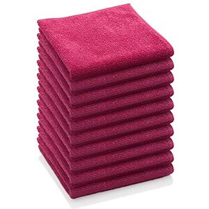 E-Cloth General Purpose Microfibre Cloth, Multipurpose Cleaning Cloth for Household Surfaces, Washable and Reusable, 100 Wash Promise, Red, 10 Pack E-Cloth General Purpose Microfibre Cloth, Multipurpose Cleaning Cloth for Household Surfaces, Washable and Reusable, 100 Wash Promise, Red, 10 Pack