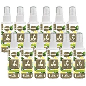 Fabulosa Fab-A-Loo Odour Remover - 60ml - Lemon Mint - Toilet Air Freshener Fabulosa Fab-A-Loo Odour Remover - 60ml - Lemon Mint - Toilet Air Freshener