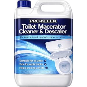 Pro-Kleen , 5L of Toilet Macerator Cleaner Descaler, Blue, Fresh Pro-Kleen , 5L of Toilet Macerator Cleaner Descaler, Blue, Fresh