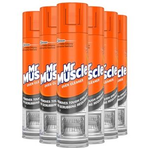 Mr Muscle Oven Cleaner, Heavy Duty Oven Cleaner & Degreaser for Burnt Grease & Food Spills, No-Scrub Formula for Quick Kitchen Cleaning, Fast-Acting Clean in Just 30 Minutes, Pack of 6 (6 x 300ml) Mr Muscle Oven Cleaner, Heavy Duty Oven Cleaner & Degreaser for Burnt Grease & Food Spills, No-Scrub Formula for Quick Kitchen Cleaning, Fast-Acting Clean in Just 30 Minutes, Pack of 6 (6 x 300ml)