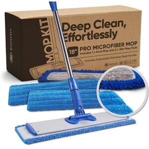 Microfiber Wholesale 18" Professional Microfiber Mop Stainless Steel Handle Premium Mop Pads Microfiber Wholesale 18" Professional Microfiber Mop Stainless Steel Handle Premium Mop Pads
