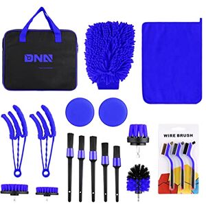 DNA MOTORING Car Detailing Brush Cleaning Tools Set with Carry Bag for Auto Interior & Exterior Wheel Dashboard Vent, TOOLS-00279 DNA MOTORING Car Detailing Brush Cleaning Tools Set with Carry Bag for Auto Interior & Exterior Wheel Dashboard Vent, TOOLS-00279