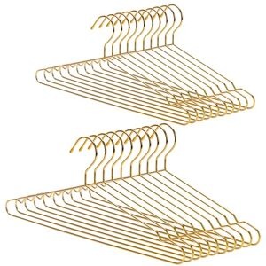 Nature Smile Gold Heavy Duty Metal Hangers - 45CM - Set of 10 Nature Smile Gold Heavy Duty Metal Hangers - 45CM - Set of 10
