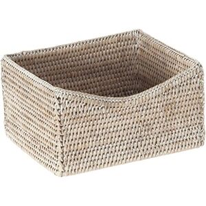 Kouboo LA Jolla ratan Organizing and Shelf Basket - Storage Basket Kouboo LA Jolla ratan Organizing and Shelf Basket - Storage Basket