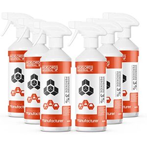 McKLords Hydrogen Peroxide 3% (6x 500ml) McKLords Hydrogen Peroxide 3% (6x 500ml)