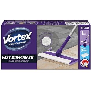 Vortex Mop & Dry Wipes Set/ Disposable/ Removes Dirt, Dust & Deposits / Dry Wipes / Daily Cleaning / 1 Mop + 5 Dry Wipes Per Pack Vortex Mop & Dry Wipes Set/ Disposable/ Removes Dirt, Dust & Deposits / Dry Wipes / Daily Cleaning / 1 Mop + 5 Dry Wipes Per Pack