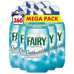 Fairy Non Bio Fairy Outdoorable Fabric Conditioner, 360 Washes (8x45), Ultra Concentrated Formula For Sensitive Skin, Dermatologically Tested Fairy Non Bio Fairy Outdoorable Fabric Conditioner, 360 Washes (8x45), Ultra Concentrated Formula For Sensitive Skin, Dermatologically Tested