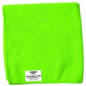 Unger MicroWipe Microfibre Cloth Pack of 10 Lint Free Cleaning Cloths Kitchen, Bathroom, Car & Window Cleaning Products Lasts 200 Washes 40 x 40 cm SmartColor Green, ME400 Unger MicroWipe Microfibre Cloth Pack of 10 Lint Free Cleaning Cloths Kitchen, Bathroom, Car & Window Cleaning Products Lasts 200 Washes 40 x 40 cm SmartColor Green, ME400
