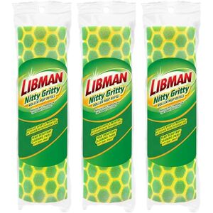 LIBMAN COMMERCIAL Libman Mop Refills, Green, Yellow, Pack of 3 LIBMAN COMMERCIAL Libman Mop Refills, Green, Yellow, Pack of 3
