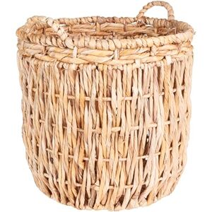 Household Essentials Brown Tall Round Wicker Storage Basket 19'' x 25'' Household Essentials Brown Tall Round Wicker Storage Basket 19'' x 25''