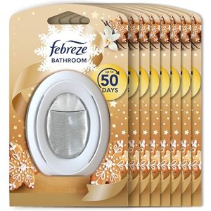 Febreze Bathroom Continuous Air Freshener Vanilla, Pack of 8, Fights Odours and Freshens Febreze Bathroom Continuous Air Freshener Vanilla, Pack of 8, Fights Odours and Freshens