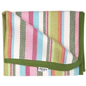 Dexam Striped Recycled Cotton Heavy Duty Oven Cloth Green Dexam Striped Recycled Cotton Heavy Duty Oven Cloth Green