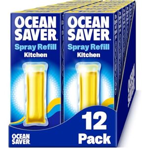 OceanSaver Eco Kitchen Surface Degreaser Spray 12x 750ml Refills Powerful Just Add Water All Purpose Kitchen Grease & Grime Cleaning Spray Plant Based, Plastic & Cruelty-Free Citrus Kelp Scent OceanSaver Eco Kitchen Surface Degreaser Spray 12x 750ml Refills Powerful Just Add Water All Purpose Kitchen Grease & Grime Cleaning Spray Plant Based, Plastic & Cruelty-Free Citrus Kelp Scent