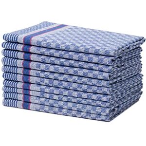 Gozze 10 pcs Cotton Kitchen Towels - Blue - Kitchen Towel Gozze 10 pcs Cotton Kitchen Towels - Blue - Kitchen Towel
