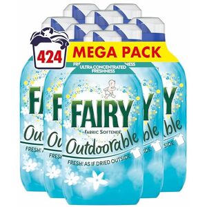 Fairy Non Bio Fairy Outdoorable Fabric Conditioner 424 Washes (8x53), Ultra Concentrated Formula For Sensitive Skin & Dermatologically Tested Fairy Non Bio Fairy Outdoorable Fabric Conditioner 424 Washes (8x53), Ultra Concentrated Formula For Sensitive Skin & Dermatologically Tested