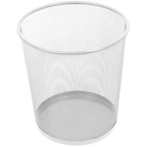 Leviatan Wire Mesh Waste Paper Bin 266 x 218 x 280 mm for Home, Office, School Office Trash Can 12 L Pearl Color Leviatan Wire Mesh Waste Paper Bin 266 x 218 x 280 mm for Home, Office, School Office Trash Can 12 L Pearl Color