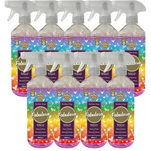 Fabulosa Antibacterial Disinfectant Spray, All Purpose Multi Surface Cleaner, 500ml, 9 pack, Rainbow Drops Fabulosa Antibacterial Disinfectant Spray, All Purpose Multi Surface Cleaner, 500ml, 9 pack, Rainbow Drops