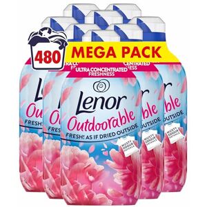 Lenor Outdoorable Fabric Conditioner 480 Washes (8x60), Floral Fresh Ultra Concentrated Freshness Lenor Outdoorable Fabric Conditioner 480 Washes (8x60), Floral Fresh Ultra Concentrated Freshness