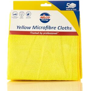 Nilco Microfibre Cloths Yellow 5 Pack Ultra-Soft, Highly Absorbent and Streak-Free Cleaning Solution Nilco Microfibre Cloths Yellow 5 Pack Ultra-Soft, Highly Absorbent and Streak-Free Cleaning Solution