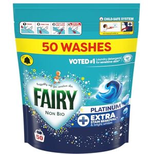 Bold Fairy Non Bio Platinum Washing Liquid Pods, Voted No1 for Sensitive Skin, 100 Washes Bold Fairy Non Bio Platinum Washing Liquid Pods, Voted No1 for Sensitive Skin, 100 Washes