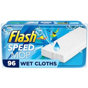 FLASH Speedmop Wet Mop Floor Cleaner Refill Wipes, 96 (4x24) Refills Citrus Scented, For A Fast & Easy Clean FLASH Speedmop Wet Mop Floor Cleaner Refill Wipes, 96 (4x24) Refills Citrus Scented, For A Fast & Easy Clean