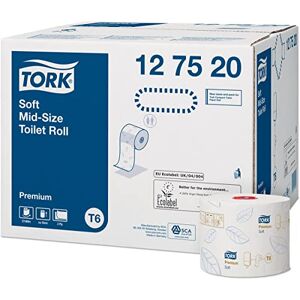 Tork 127520 Soft Toilet Roll, Mid-Size (Pack of 27) Tork 127520 Soft Toilet Roll, Mid-Size (Pack of 27)