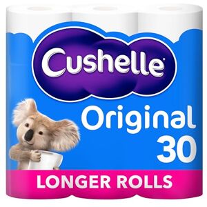 Cushelle Original Toilet Roll, 30 Longer Rolls Cushelle Original Toilet Roll, 30 Longer Rolls