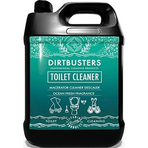 Dirtbusters Toilet Macerator Cleaner (5L) & Descaler, Deep Cleaning With Limescale Remover, Safe To Use With Pump Units, Toilets, Septic Tanks, Macerators & Urinals Dirtbusters Toilet Macerator Cleaner (5L) & Descaler, Deep Cleaning With Limescale Remover, Safe To Use With Pump Units, Toilets, Septic Tanks, Macerators & Urinals