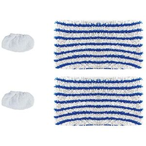 Polti PAEU0357 Set of 2 Cloths and 2 Sponge Sleeves for Steam Cleaner Plastic Polti PAEU0357 Set of 2 Cloths and 2 Sponge Sleeves for Steam Cleaner Plastic