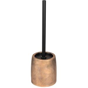 WENKO Set mod. Tremea Freestanding Ceramic Toilet Brush Elegant Design Bronze Stainless Steel Bathroom Accessories Diameter 11.5 cm Height 37.5 cm Black, 11,5 x 37,5 x 11,5 cm WENKO Set mod. Tremea Freestanding Ceramic Toilet Brush Elegant Design Bronze Stainless Steel Bathroom Accessories Diameter 11.5 cm Height 37.5 cm Black, 11,5 x 37,5 x 11,5 cm