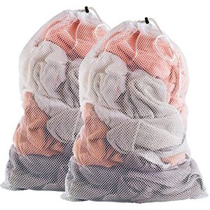 Handy Laundry Commercial Mesh Laundry Bag 24" x 36" 2 PACK Sturdy white mesh material with drawstring closure. Ideal machine washable mesh laundry bag for factories, college, dorm and apartment dwellers. Handy Laundry Commercial Mesh Laundry Bag 24" x 36" 2 PACK Sturdy white mesh material with drawstring closure. Ideal machine washable mesh laundry bag for factories, college, dorm and apartment dwellers.