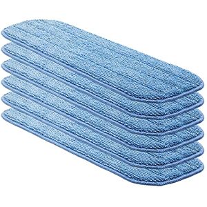 Pokin Replacement Washable Microfiber Absorbing Mop Head Compatible with E-Cloth Deep Clean Mop Head, Wet & Dry Cleaning Cloth Refills for All Hard-Floor (Blue) 6Pack Pokin Replacement Washable Microfiber Absorbing Mop Head Compatible with E-Cloth Deep Clean Mop Head, Wet & Dry Cleaning Cloth Refills for All Hard-Floor (Blue) 6Pack