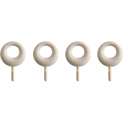 PIZZZENO 4PCS Self Adhesive Wall Hook Strong Without Drilling Coat Bag Bathroom Door Kitchen Towel Hanger Hooks Home Storage,4PCS Milky White PIZZZENO 4PCS Self Adhesive Wall Hook Strong Without Drilling Coat Bag Bathroom Door Kitchen Towel Hanger Hooks Home Storage,4PCS Milky White
